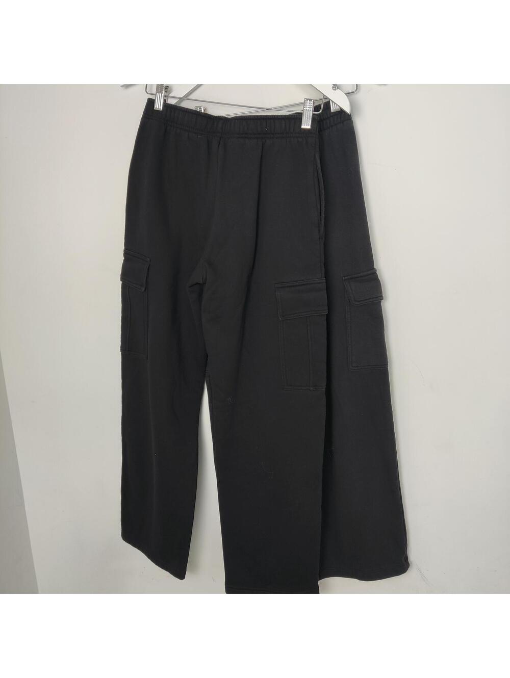 Tuff Athletics & Vans Black Wide Leg Cargo Sweatpants Women’s XS